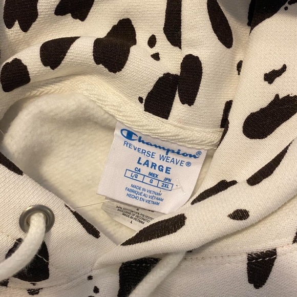 Champion Cropped Hoodie - Animal Print - Picture 2 of 4